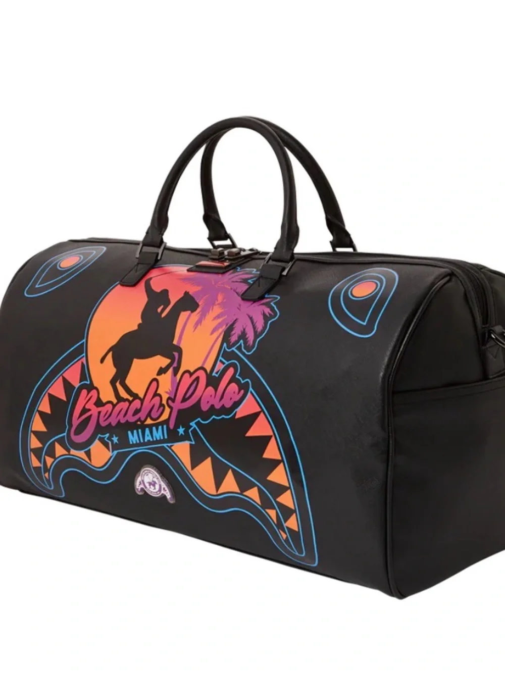 MIAMI BEACH POLO COLLAB DUFFLE BLACK